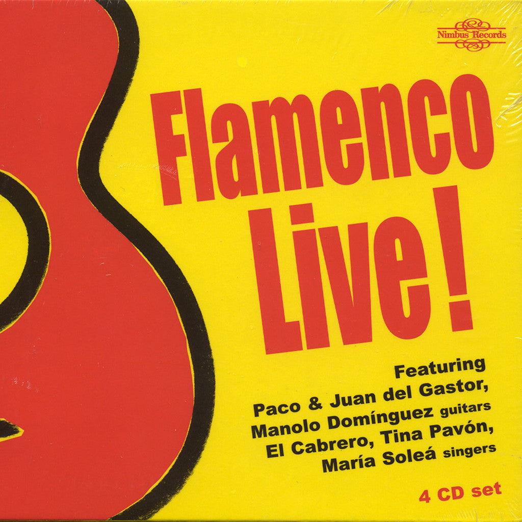 Image of Various Artists, Flamenco Live!, 4 CDs