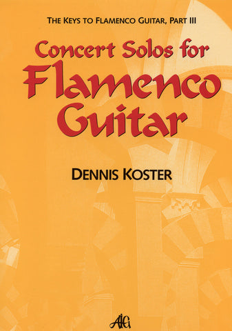 Image of Dennis Koster, Concert Solos for Flamenco Guitar, Music Book & CD