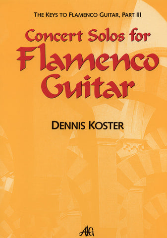 Image of Dennis Koster, Concert Solos for Flamenco Guitar, Music Book & CD