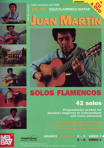 Image of Juan Martin, Solos Flamencos vol.2, Music Book & CD & DVD