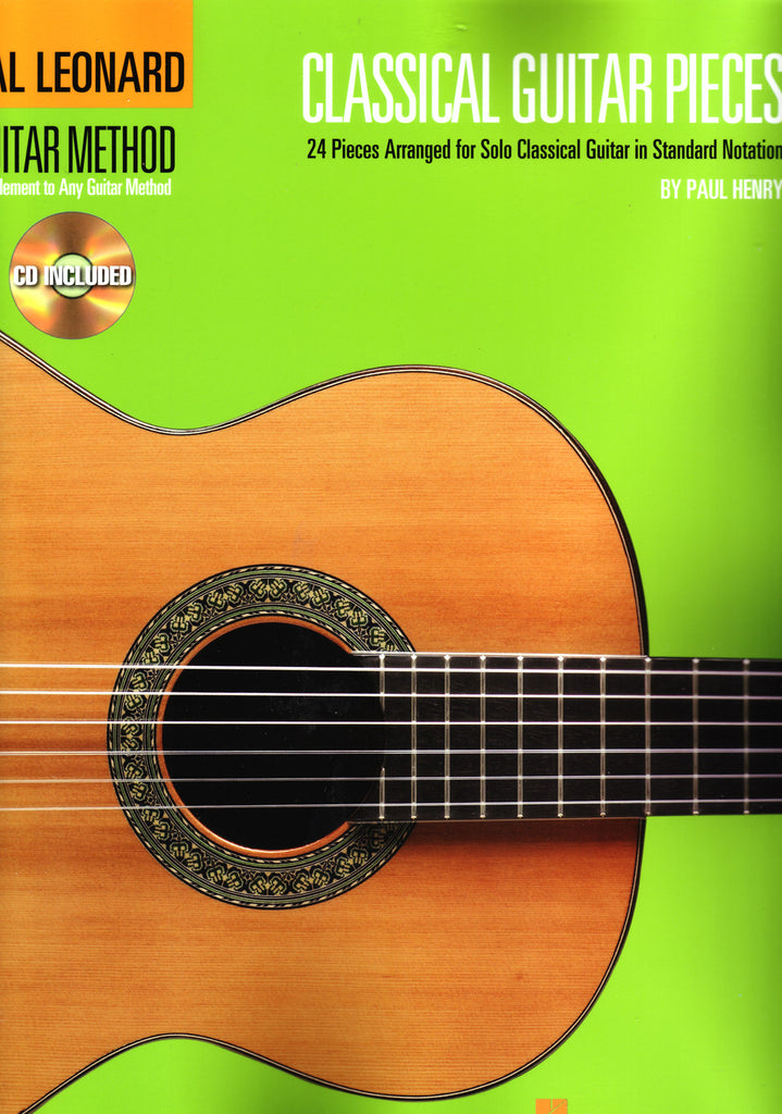 Image of Various Composers, Classical Guitar Pieces (ed. Paul Henry), Music Book & CD