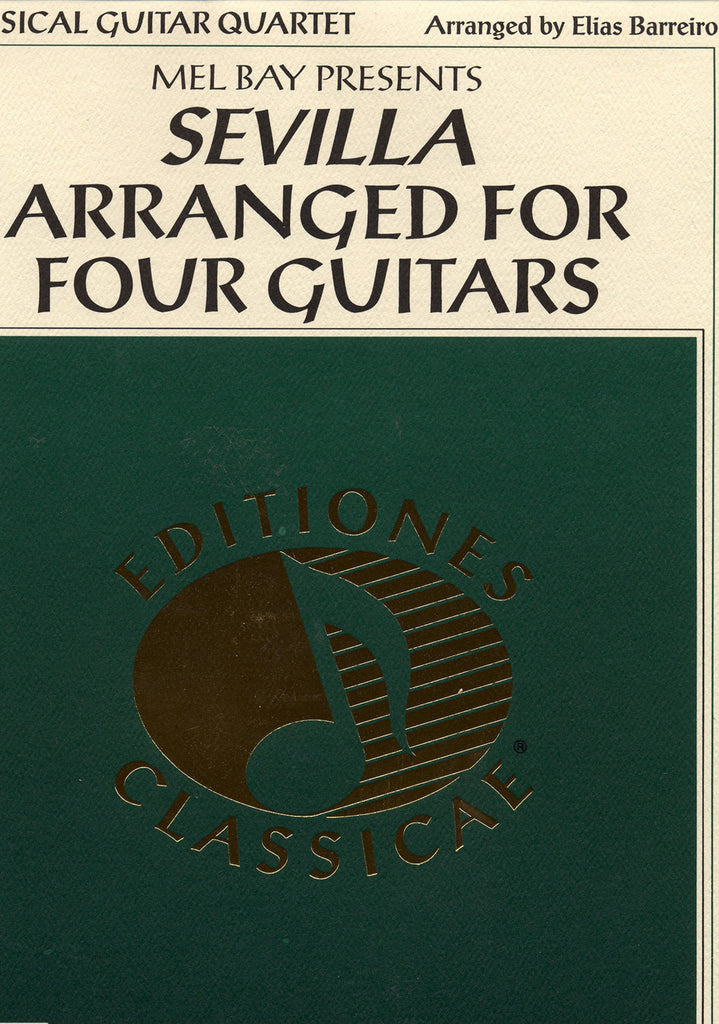 Image of Isaac Albeniz, Sevilla for four guitars, Printed Music
