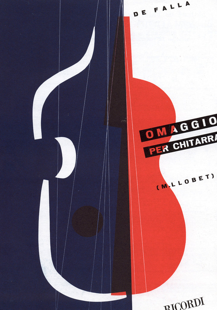 Image of Manuel de Falla, Omaggio (arr. Llobet), Printed Music