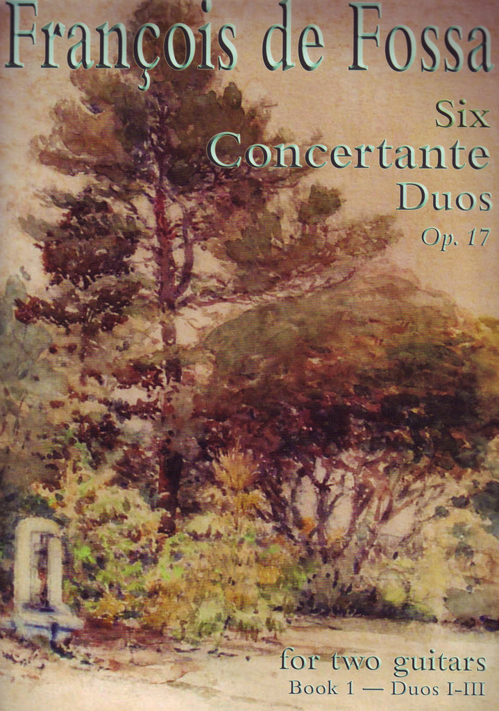 Image of François de Fossa, Six Concertante Duos book 1, Music Book