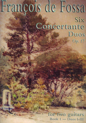 Image of François de Fossa, Six Concertante Duos book 1, Music Book
