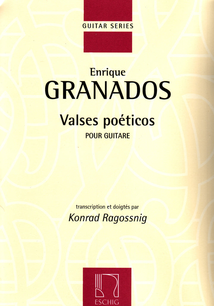 Image of Enrique Granados, Valses Poeticos (arr. Ragossnig), Printed Music
