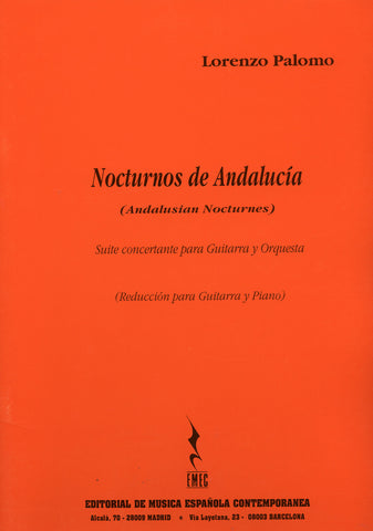 Image of Lorenzo Palomo, Nocturnos de Andalucia, Music Book