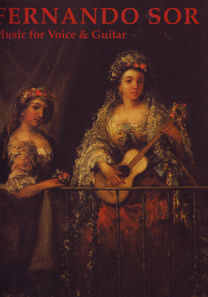 Image of Fernando Sor, Music for Voice & Guitar, Music Book
