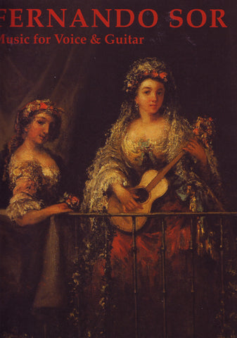 Image of Fernando Sor, Music for Voice & Guitar, Music Book