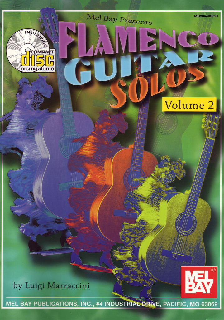 Image of Luigi Marraccini, Flamenco Guitar Solos vol.2, Music Book & CD