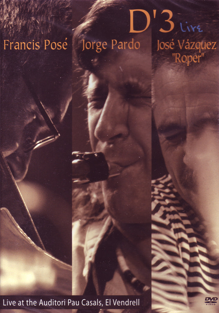 Image of Jorge Pardo, D'3 Live, DVD
