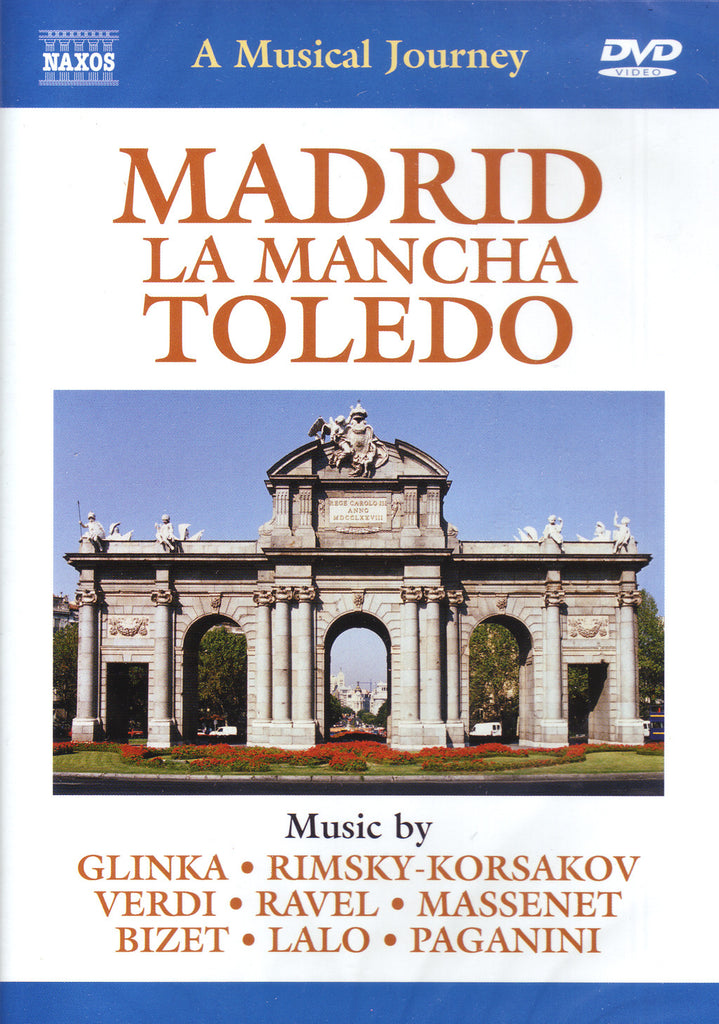 Image of Various: A Musical Journey, Spain: A Musical Journey: Madrid La Mancha & Toledo, DVD