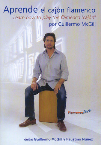 Image of Guillermo McGill, Practica el Cajon Flamenco, DVD