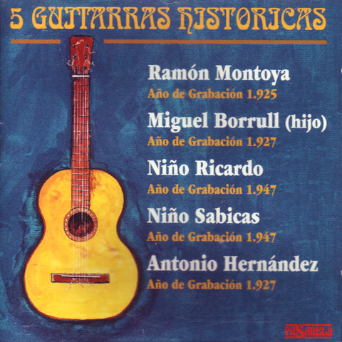 Image of Various Artists, 5 Guitarras Historicas, CD