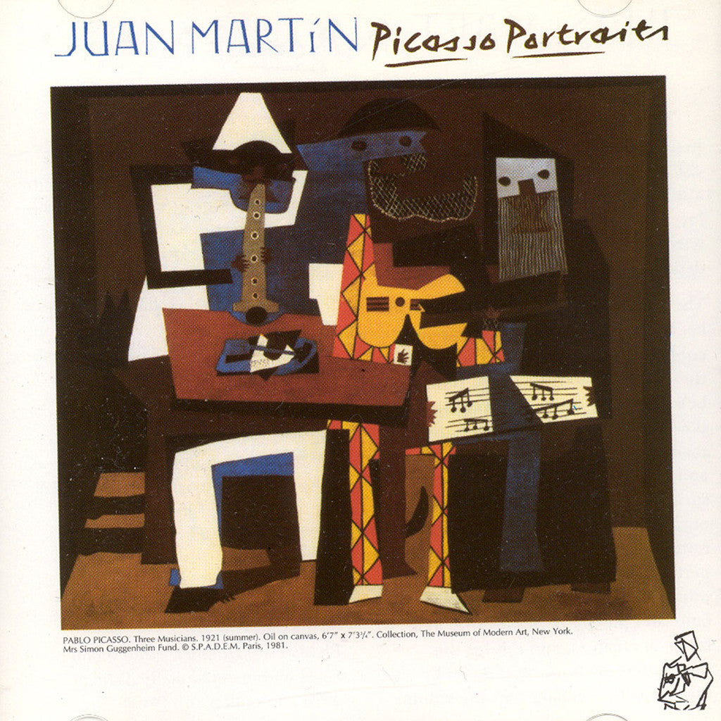 Image of Juan Martin, Picasso Portraits, CD