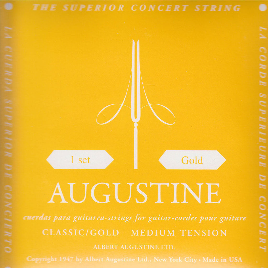 Image of Augustine / Classic Gold / Medium Tension (Black/Gold)