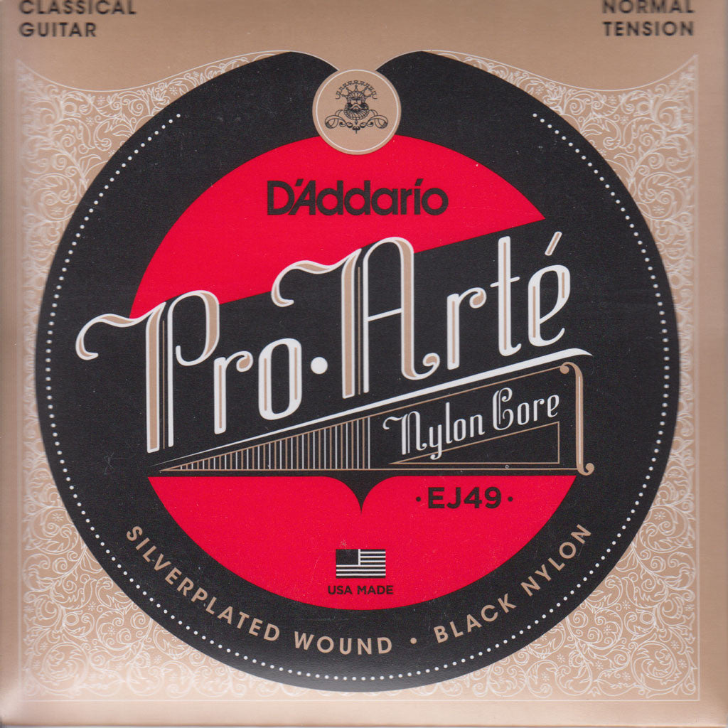 Image of D’Addario / Pro Arté Nylon Core Black Nylon / Normal Tension (EJ-49)