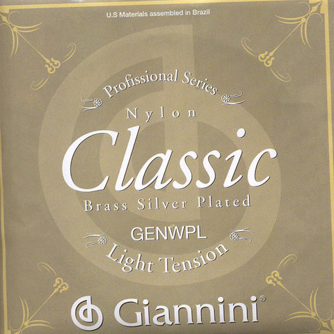 Image of Giannini / Silver Plated Bronze / Light Tension (GENWPL)