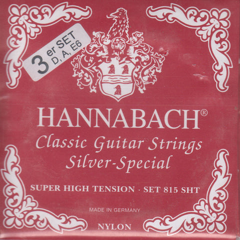 Image of Hannabach / Silver-Special Classic / Super High Tension BassPack (815-SHT BassPack)