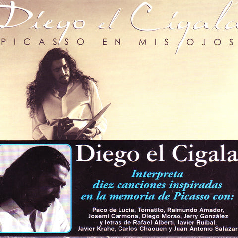 Image of Dieguito el Cigala, Picasso en mis Ojos, CD