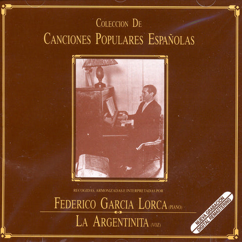 Image of La Argentinita, Canciones Populares Españolas (w/ Federico Garcia Lorca), CD