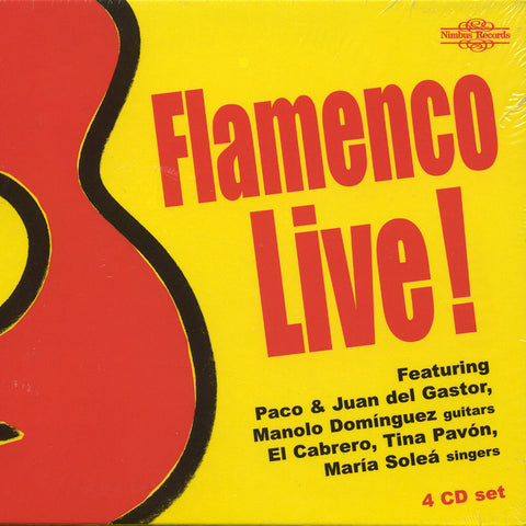 Image of Various Artists, Flamenco Live!, 4 CDs