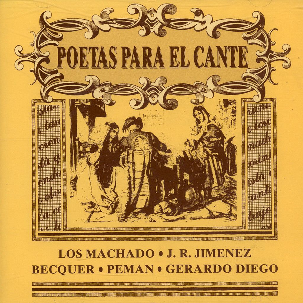 Image of Various Artists, Poetas para el Cante: Los Machado - J.R. Jimenez - Becquer - Peman - Gerardo Diego, CD