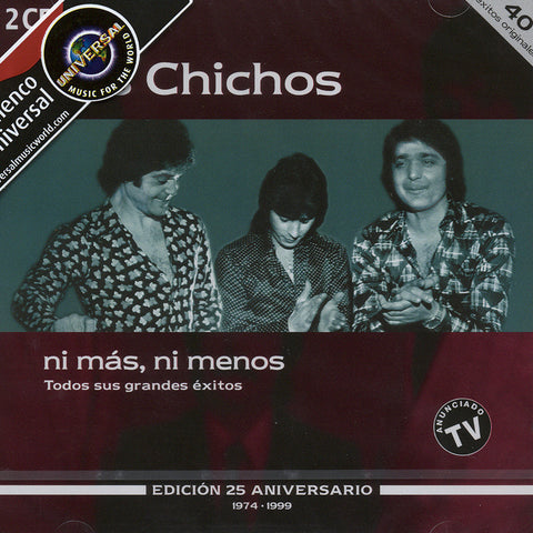 Image of Los Chichos, Ni Mas Ni Menos, 2 CDs
