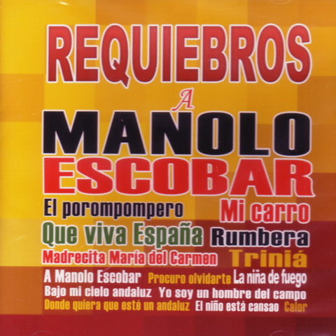 Image of Requiebros, A Manolo Escobar, CD