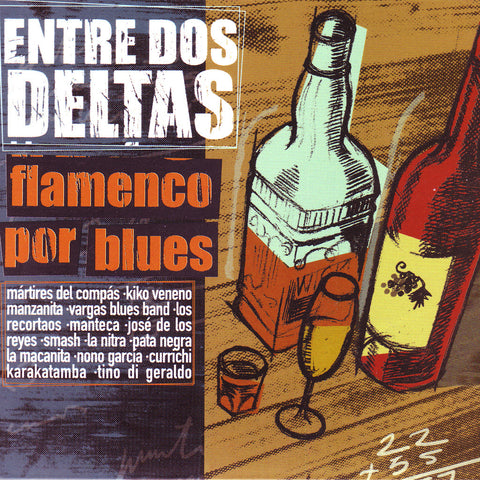 Image of Various Artists, Entre Dos Deltas: Flamenco por Blues, CD