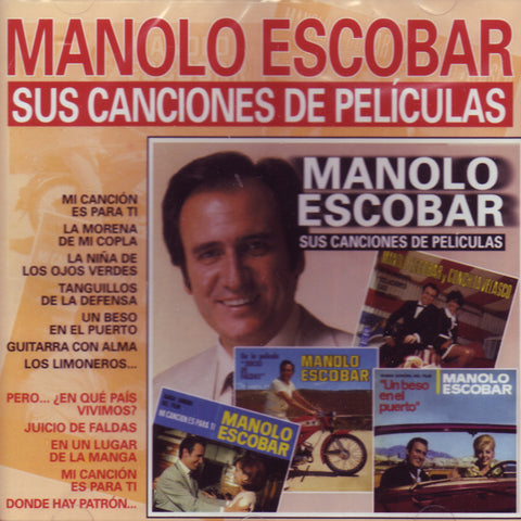 Image of Manolo Escobar, Sus Canciones de Peliculas, CD