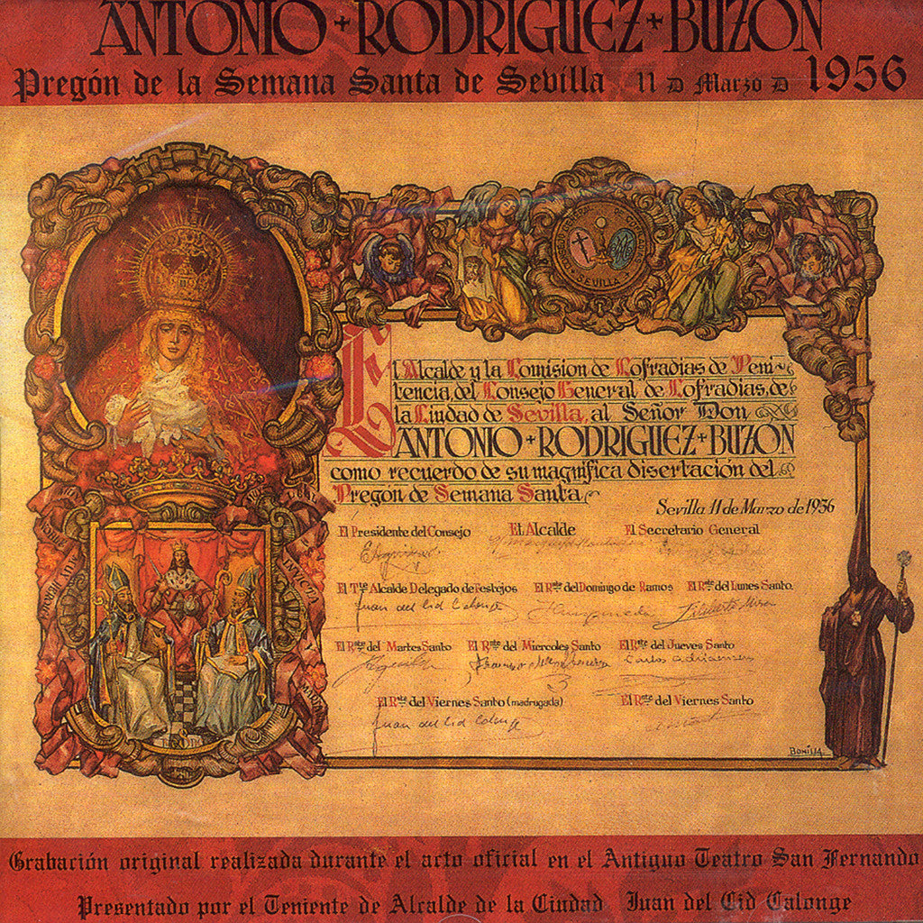 Image of Antonio Rodriguez Buzon, Pregon de Semana Santa, CD