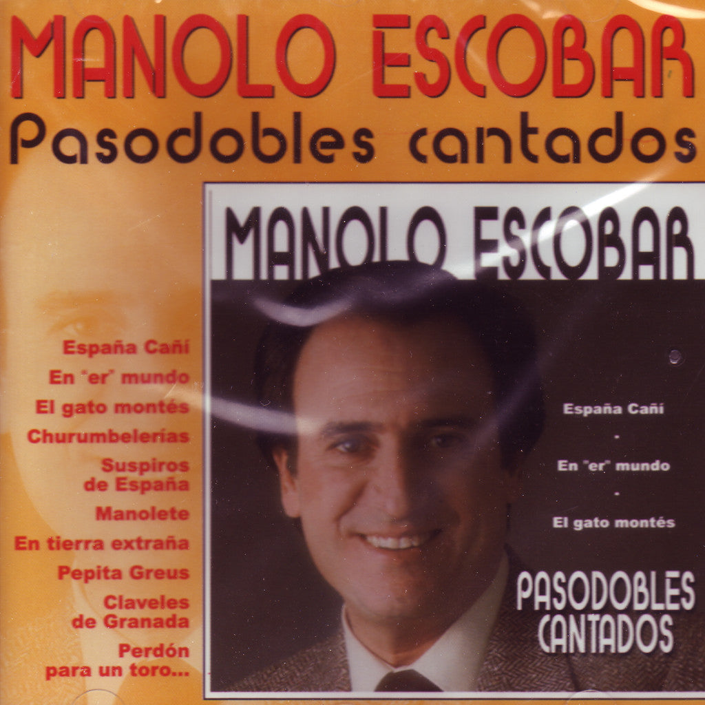blanco lechoso Envío tocino Manolo Escobar - Pasodobles Cantados - CD – Flamenco Connection