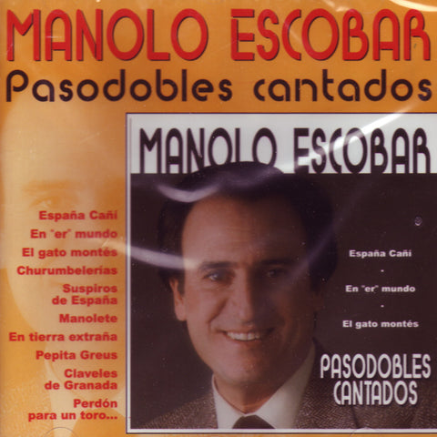 Image of Manolo Escobar, Pasodobles Cantados, CD