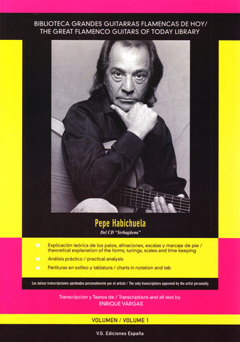Image of Pepe Habichuela, Yerbagüena vol.1, Music Book