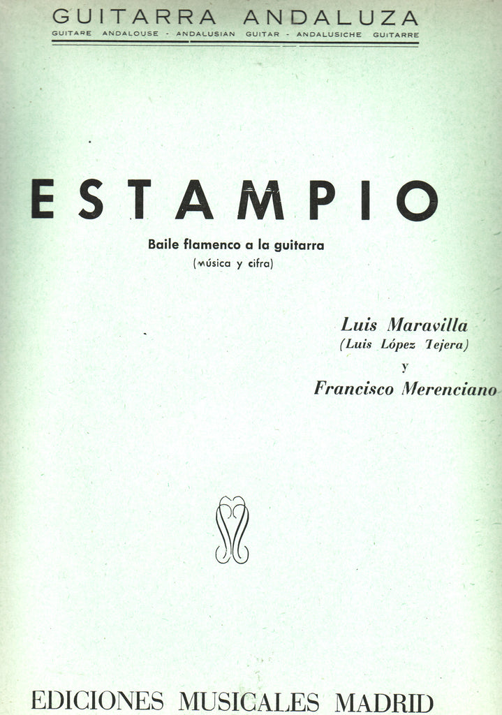 Image of Luis Maravilla, Estampio, Music Book