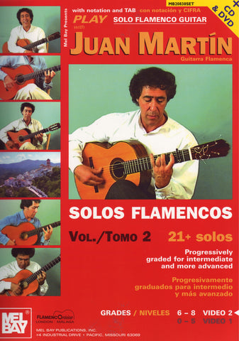 Image of Juan Martin, Solos Flamencos vol.1, Music Book, CD & DVD