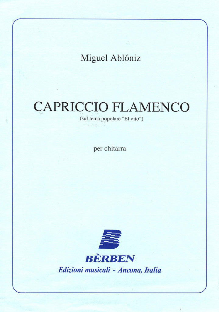 Image of Miguel Abloniz, Capriccio Flamenco, Printed Music