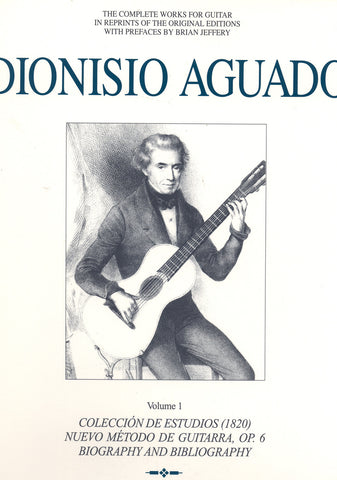 Image of Dionisio Aguado, Complete Works vol.1, Music Book