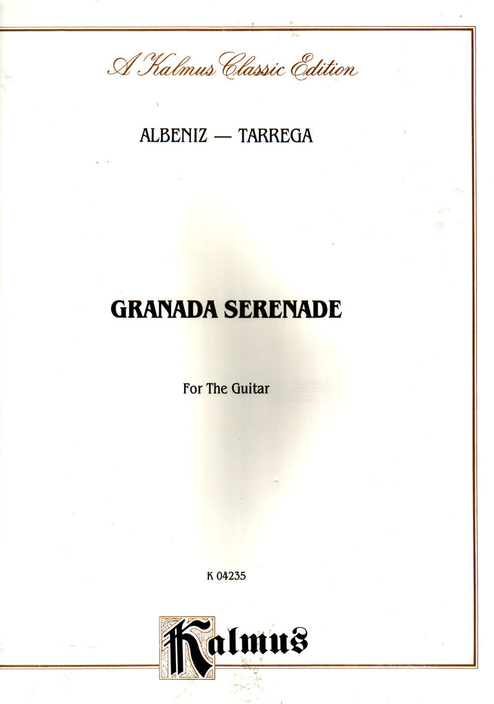 Image of Isaac Albeniz, Granada Serenade (arr. Tarrega), Printed Music