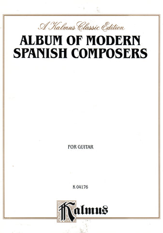 Image of Various Composers, Album of Modern Spanish Composers, Music Book
