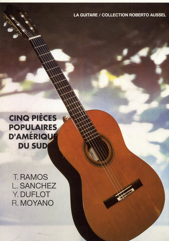 Image of Various Composers, Cinq Pieces Populaires d'Amerique du Sud, Music Book