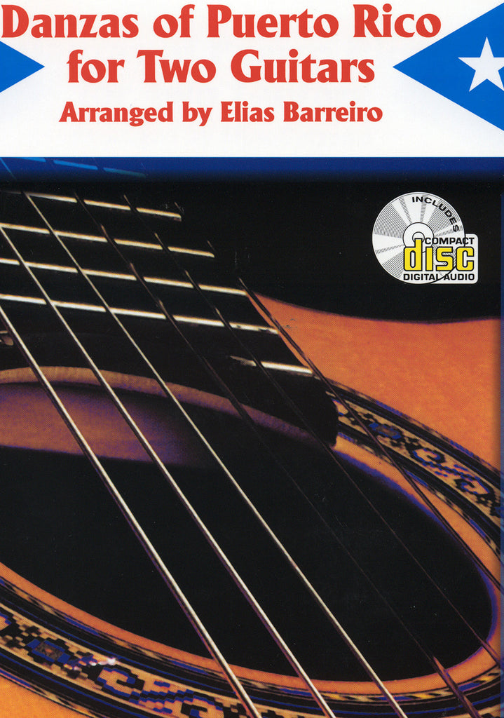 Image of Elias Barreiro, Danzas of Puerto Rico for Two Guitars, Music Book & CD