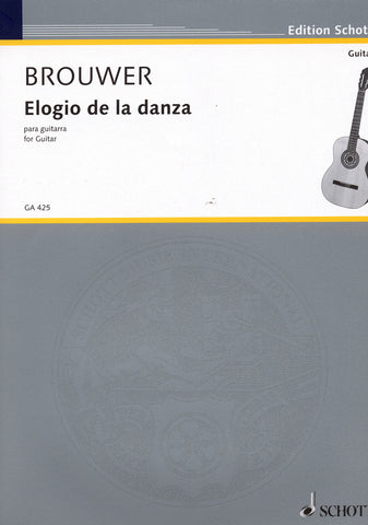 Image of Leo Brouwer, Elogio de la Danza, Printed Music