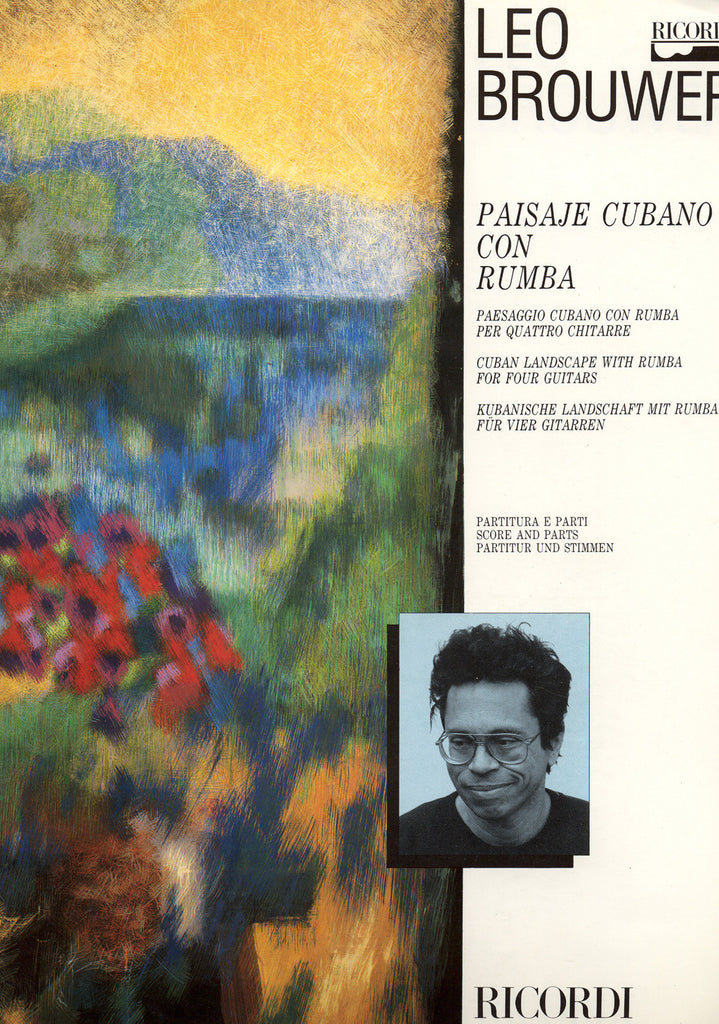 Image of Leo Brouwer, Paisaje Cubano con Rumba, Printed Music