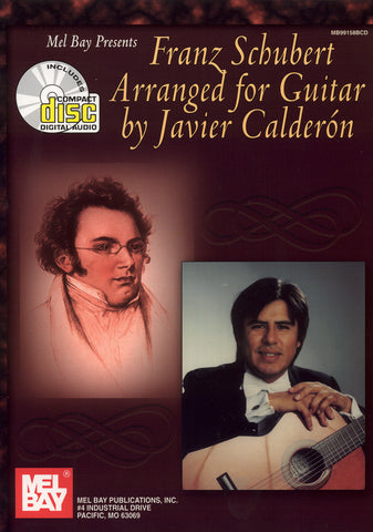Image of Franz Schubert, Franz Schubert Arranged for Guitar (arr. Javier Calderon), Music Book & CD