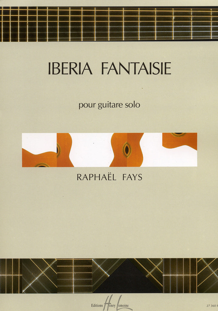 Image of Raphael Fays, Iberia Fantaisie, Printed Music