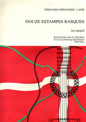 Image of Fernando Fernandez-Lavie, Douze Estampes Basques - 2eme recueil, Printed Music