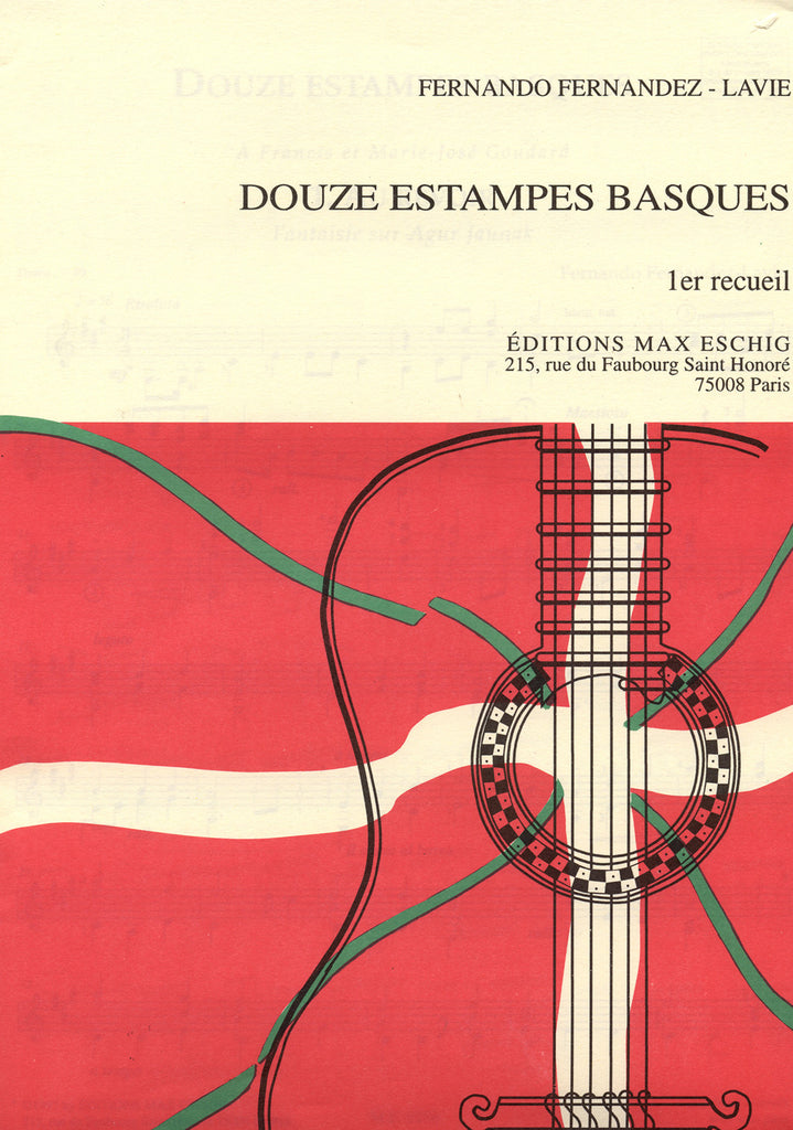 Image of Fernando Fernandez-Lavie, Douze Estampes Basques - 1er recueil, Printed Music