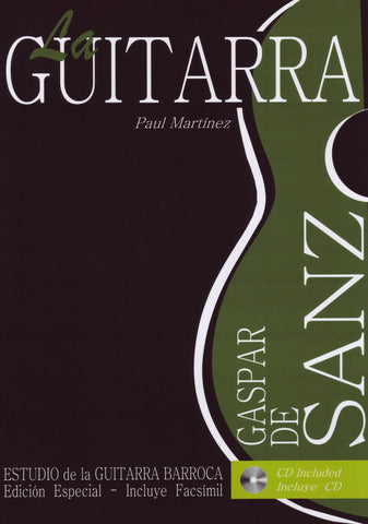 Image of Paul Martinez, La Guitarra: Gaspar de Sanz, Music Book & CD